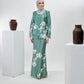 Kurung La'Zehra in Sage Green