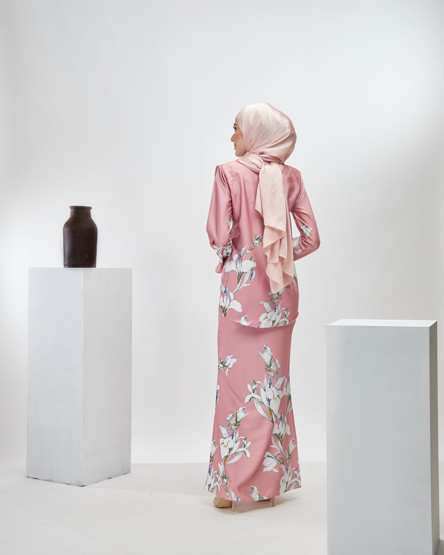 Kurung Te'sserea in Soft Pink