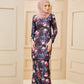 Maryam Kurung -  Black Flair
