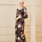 Maryam Kurung - Black Lily