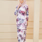 Maryam Kurung -Blossom Purple