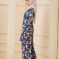 Maryam Kurung -  Avella Blue