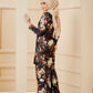 Maryam Kurung - Black Lily