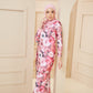 Maryam Kurung - Fuscia Pink