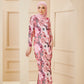 Maryam Kurung - Fuscia Pink