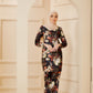 Maryam Kurung - Black Lily