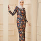 Maryam Kurung - True Blue
